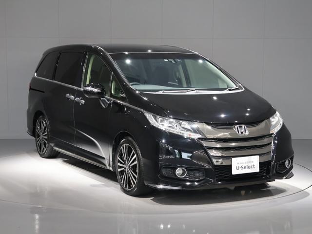 オデッセイ アブソルート　雹災車　あんしんパッケージ　ＬＥＤヘッドライト　左側電動スライドドア　２列目プレミアムクレイドルシート　純正ナビ　Ｂｌｕｅｔｏｏｔｈ接続　リア席モニター　ＥＴＣ　１８インチアルミホイール　Ｒカメ　ＡＣ（10枚目）