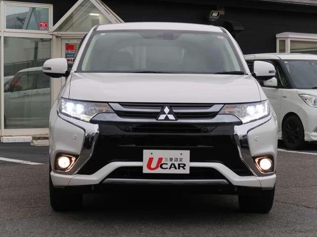 アウトランダーPHEV Gセーフティパッケージ 4WD ワンオーナー 禁煙車 クラリオン製メモリーナビ 全方位カメラ ETC 100V1500W電源 誤発進抑制機能付き衝突被害軽減ブレーキ レーダークルーズコントロール パーキングセンサー シートヒーター(5枚目)