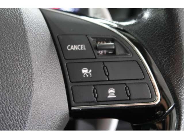 先行車に追従機能付き　レーダークルーズコントロール