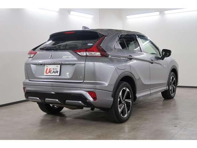 エクリプスクロスPHEV P 電池残容量89% 禁煙車 スマホ連携8型ナビ 全方位カメラ ハーフレザーシート 運転席パワーシート 運転席・助手席シートヒーター ステアリングヒーター レーダークルーズコントロール ETC2.0(6枚目)