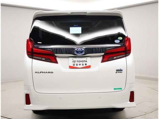 アルファードハイブリッド SR Cパッケージ 点検記録簿 サンル-フ バックモニター オートエアコン LED 横滑り防止機能 ABS イモビ AC100V電源 アルミ ナビ&TV 4WD ミュージックプレイヤー接続可 3列シート メモリーナビ(2枚目)