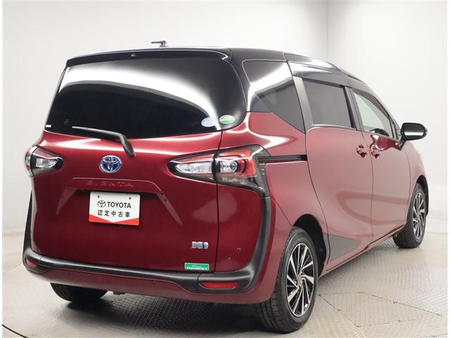 シエンタ ハイブリッドＧ　クエロ　点検記録簿　地デジＴＶ　盗難防止　横滑り防止　ＬＥＤライト　クルコン　スマートキー　ＥＴＣ　バックモニタ　ＤＶＤ　１００Ｖ電源　オ－トエアコン　メモリ－ナビ　エアバッグ　ＡＷ　３列シート　ナビ＆ＴＶ（3枚目）