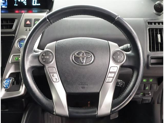 プリウスα Ｇ　ＴＳＳ　Ｂモニタ　電動シート　盗難防止装置　エアバッグ　ＡＢＳ　地デジＴＶ　オートクルーズコントロール　ＥＴＣ付　Ｗエアバック　ＴＶナビ　ＤＶＤ再生機能　キーフリーキー　フルオートエアコン　ＡＷ（6枚目）