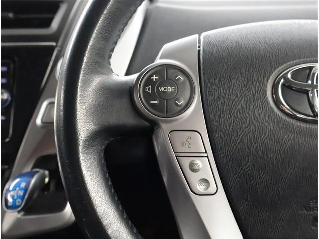 プリウスα Ｇ　ＴＳＳ　Ｂモニタ　電動シート　盗難防止装置　エアバッグ　ＡＢＳ　地デジＴＶ　オートクルーズコントロール　ＥＴＣ付　Ｗエアバック　ＴＶナビ　ＤＶＤ再生機能　キーフリーキー　フルオートエアコン　ＡＷ（7枚目）