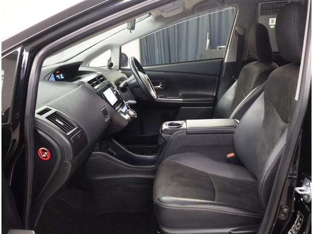 プリウスα Ｇ　ＴＳＳ　Ｂモニタ　電動シート　盗難防止装置　エアバッグ　ＡＢＳ　地デジＴＶ　オートクルーズコントロール　ＥＴＣ付　Ｗエアバック　ＴＶナビ　ＤＶＤ再生機能　キーフリーキー　フルオートエアコン　ＡＷ（18枚目）