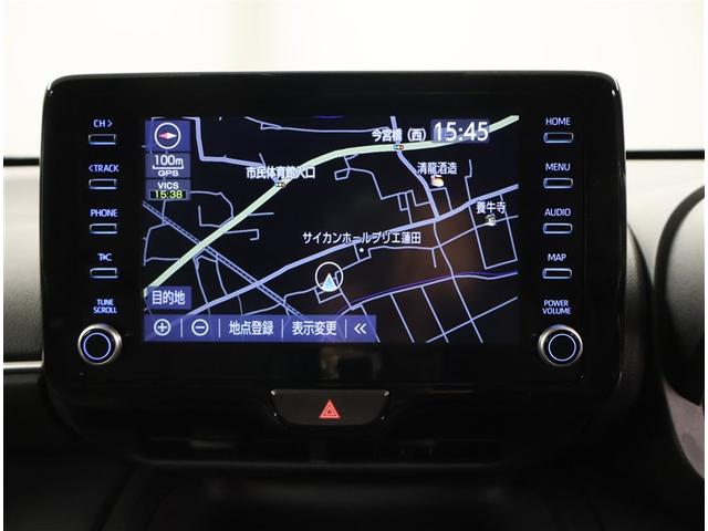 ヤリスクロス Z バックモニタ 横滑り防止システム ナビ&TV イモビ カーテンエアバッグ クルーズC エアコン スマートキ- アルミ 地デジ キーフリー パワステ ダブルエアバック LEDヘット エアバッグ 記録簿有(8枚目)