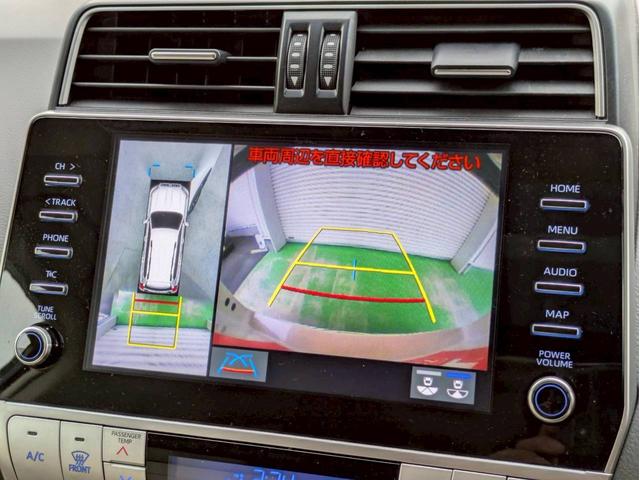 ランドクルーザープラド TX Lパッケージ マットブラックエディション ALPAINE製デジタルインナーミラー+ドラレコ パノラミックビューモニター バックカメラ マットブラック ムーンルーフ BSM パワーシート Bluetooth ETC2.0 ステップ(4枚目)
