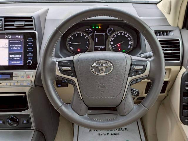 ランドクルーザープラド TX Lパッケージ マットブラックエディション ALPAINE製デジタルインナーミラー+ドラレコ パノラミックビューモニター バックカメラ マットブラック ムーンルーフ BSM パワーシート Bluetooth ETC2.0 ステップ(13枚目)