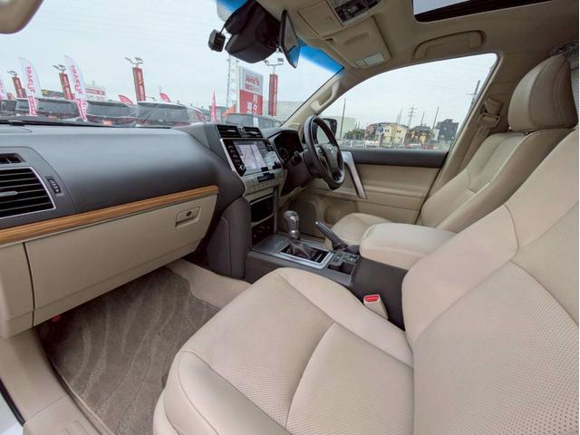 ランドクルーザープラド TX Lパッケージ マットブラックエディション ALPAINE製デジタルインナーミラー+ドラレコ パノラミックビューモニター バックカメラ マットブラック ムーンルーフ BSM パワーシート Bluetooth ETC2.0 ステップ(36枚目)