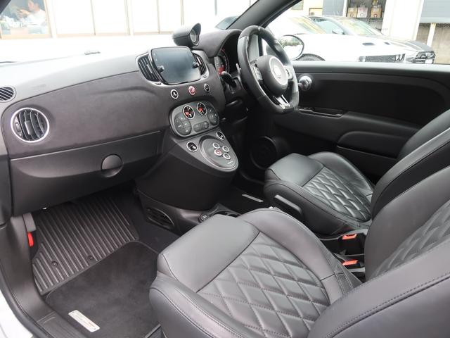 アバルト695C ツーリズモ グリジオカンポボーロ レコードモンツァマフラー KONIサスペンション ブレンボキャリパー BeatsAudio製プレミアムサウンド アップルカープレイ バックカメラ ウインドストップ ETC(12枚目)