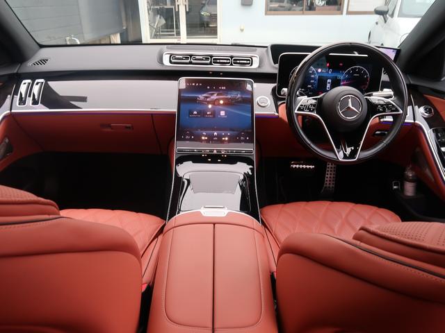 Sクラス S500 4マチック AMGライン レザーEXC ベーシックPKG サンルーフ Burmester ARヘッドアップディスプレイ 3Dコックピットディスプレイ 茶革 ベンチレーション 全席シートヒーター エアバランスPKG(11枚目)