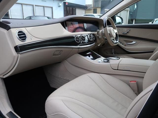 Sクラス S300h AMGライン ラグジュアリーPKG マキアートベージュレザー サンルーフ エアバランスPKG 全席シートヒーター パワーシート レーダーセーフティ 電動トランク HUD ナビ フルセグ 全周囲カメラ(4枚目)