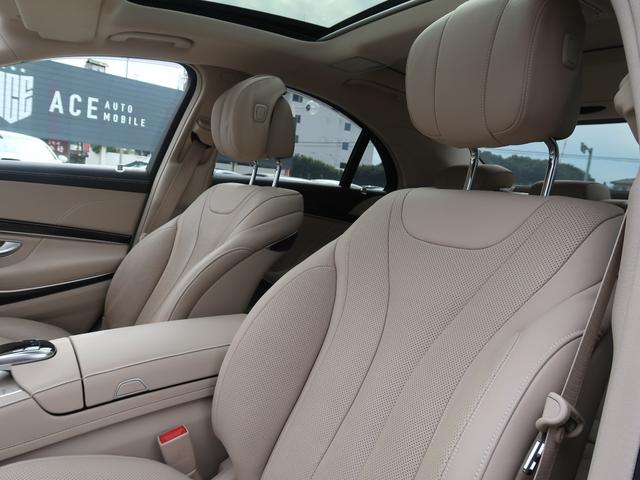 Sクラス S300h AMGライン ラグジュアリーPKG マキアートベージュレザー サンルーフ エアバランスPKG 全席シートヒーター パワーシート レーダーセーフティ 電動トランク HUD ナビ フルセグ 全周囲カメラ(5枚目)