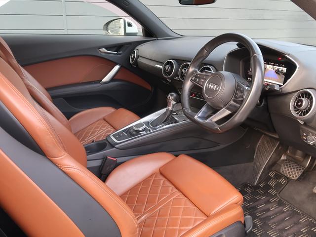 ＴＴクーペ ２．０ＴＦＳＩ　ブラウンファインナッパ革　アシスタンスＰＫＧ　シートヒーター　クルーズコントロール　サイドアシスト　オートホールド　リアシーケンシャルウィンカー　バーチャルコックピット　ナビ　フルセグ　バックカメラ（28枚目）
