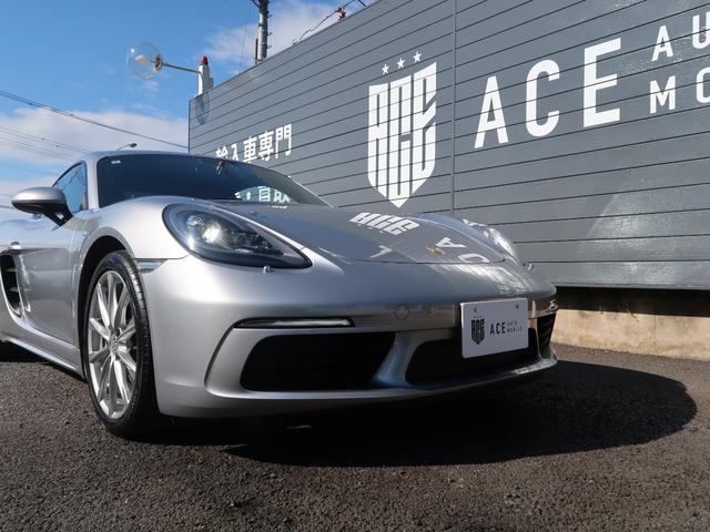 718ケイマン 718ケイマン スポーツクロノPKG GTシルバーメタリック シートヒーター エントリードライブ オートエアコン 電動格納ミラー スモーカーPKG 718ケイマンS19インチAW 7速PDK PCMナビ バックカメラ(2枚目)