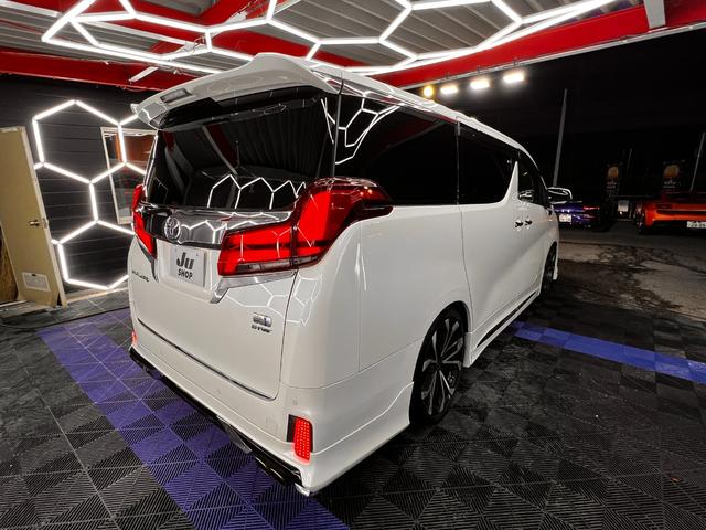 アルファードハイブリッド SR Cパッケージ モデリスタエアロ モデリスタAW 車高調 サンル-フ 後席モニタ- アルパインSDナビ デジタルインナーミラー 黒革シート レ-ダ-クルコン 後席シ-トヒ-タ- 両側電動スライドドア 電動リアゲート(9枚目)
