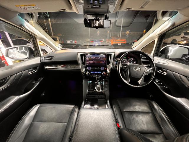 アルファードハイブリッド SR Cパッケージ モデリスタエアロ モデリスタAW 車高調 サンル-フ 後席モニタ- アルパインSDナビ デジタルインナーミラー 黒革シート レ-ダ-クルコン 後席シ-トヒ-タ- 両側電動スライドドア 電動リアゲート(10枚目)