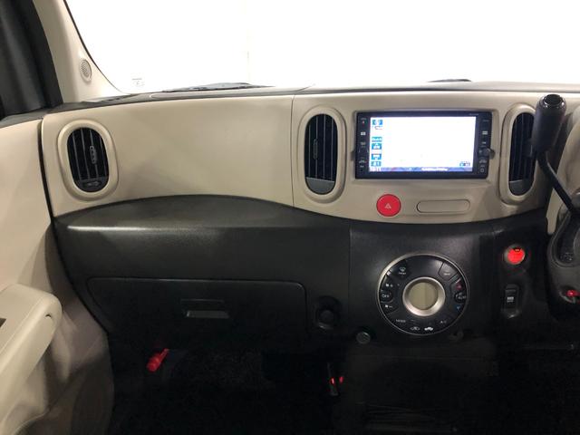 キューブ １５Ｘ　Ｖセレクション　走行４３１２０キロ／ナビ／ＥＴＣ　一年保証・走行距離無制限　走行４３１２０キロ　助手席エアバック　ＥＴＣ　純正カーペットマット　フルセグナビ　ブルートゥース　オートライト　ベンチシート（6枚目）
