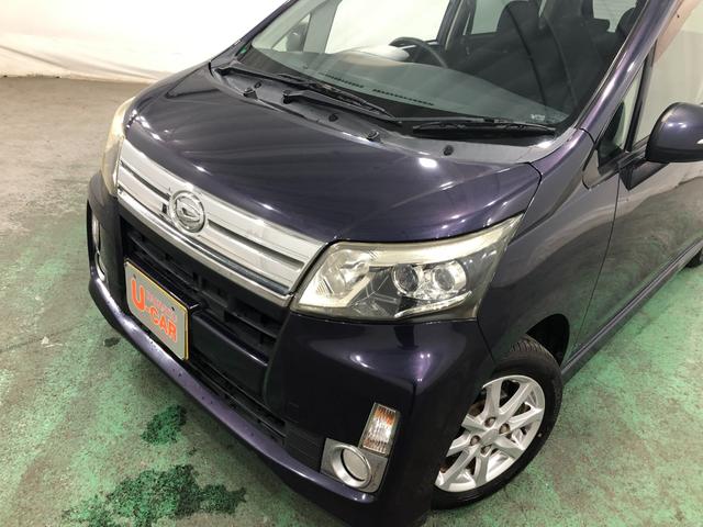 ムーヴ カスタム　Ｘ　ＳＡ　走行６４５３０キロ／フルセグナビ／マット　１年保証距離無制限　走行距離６４５３０キロ　フルセグナビ　純正マット　シートアンダートレイ　オートライト　ＨＩＤヘッドランプ　アイドリングストップ　プッシュボタンスタート　電動格納式ドアミラー（23枚目）