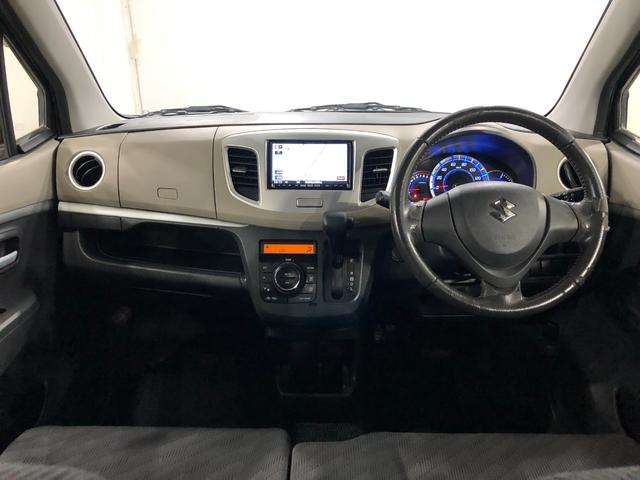ワゴンＲ ＦＸリミテッド　走行８５３４０キロ／車検整備付／ナビ　一年保証・走行距離無制限　走行８５３４０キロ　フルセグナビ　ブルートゥース　助手席エアバック　純正カーペットマット　アイドリングストップ　ベンチシート（20枚目）