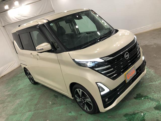 ルークス ハイウェイスター Gターボプロパイロットエディション ナビ 走行距離3118キロ フルセグナビ 全周囲カメラ ブルートゥース ドラレコ 純正マット サイドエアバッグ LEDヘッドランプ アイドリングストップ シートヒーター 両側電動スライドドア キーフリー(9枚目)