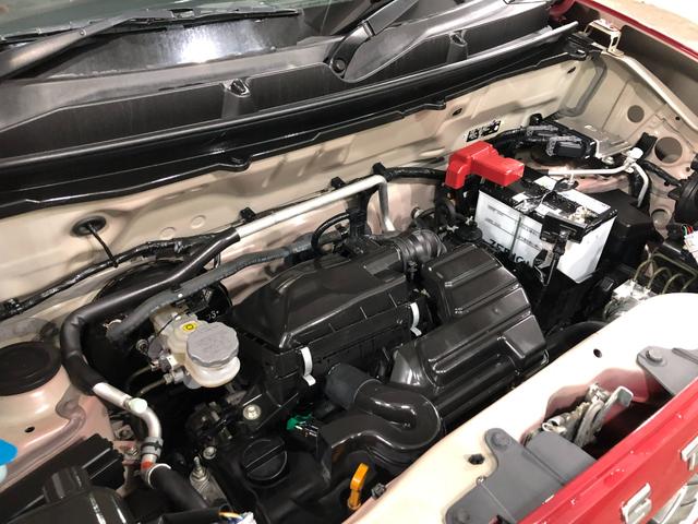 ハスラー Ｘ　走行５４９３０キロ／ＣＤＵＳＢチューナー／純正マット　１年保証距離無制限　走行距離５４９３０キロ　純正フロアマット　助手席エアバッグ　オートライト　ＨＩＤヘッドランプ　アイドリングストップ　シートヒーター　プッシュボタンスタート　電動格納式ドアミラー（19枚目）