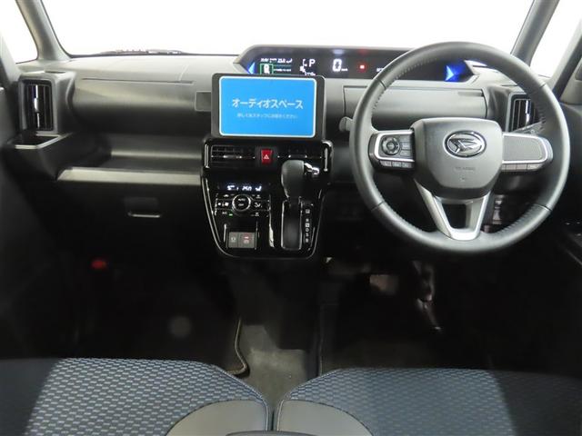 タント カスタムRS オーディオレス 両側パワースライドドア LEDヘッドライト 純正アルミホイール シートバックテーブル付き!!(3枚目)