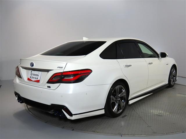 クラウンハイブリッド RSアドバンス レザーシート フルエアロ 社外マフラー 純正ナビ パノラマビューモニター 純正アルミホイール LEDヘッドライト ドライブレコーダー付き!!(15枚目)