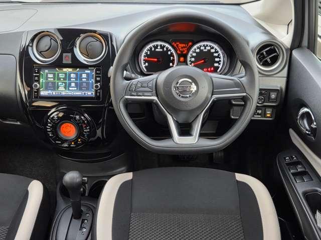 ノート 1.2 X アラウンドビューモニター純正ナビエマージ 全方位モニター エコモード 1オーナー PW ドライブレコーダー バックビューモニター ETC キーフリー 盗難防止システム オートエアコン ワンセグテレビ ナビTV メモリーナビ PS 記録簿(8枚目)