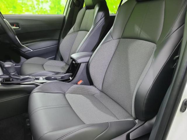 カローラクロス ハイブリッドＺ　パノラマルーフ／純正　１０．５インチ　メモリーナビ／トヨタセーフティセンス／シートヒーター　前席／パノラミックビューモニター／車線逸脱防止支援システム／シート　ハーフレザー／電動バックドア　サンルーフ（7枚目）