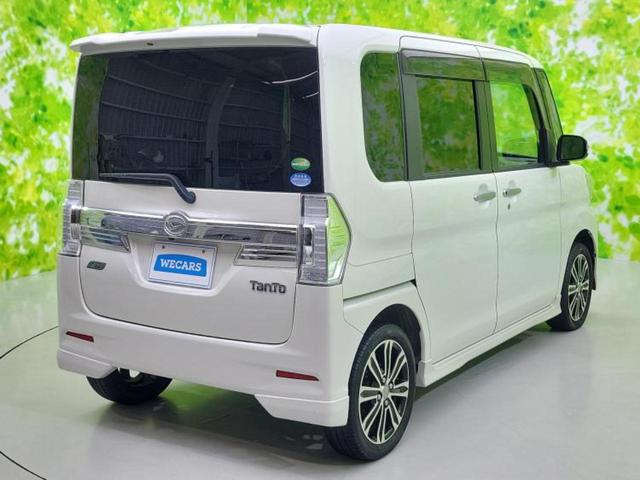 タント カスタムRS 新品タイヤ/社外 SDナビ/両側電動スライドドア/ヘッドランプ LED/Bluetooth接続/横滑り防止装置/バックモニター/フルセグTV/DVD/アルミホイール 純正 15インチ バックカメラ(3枚目)
