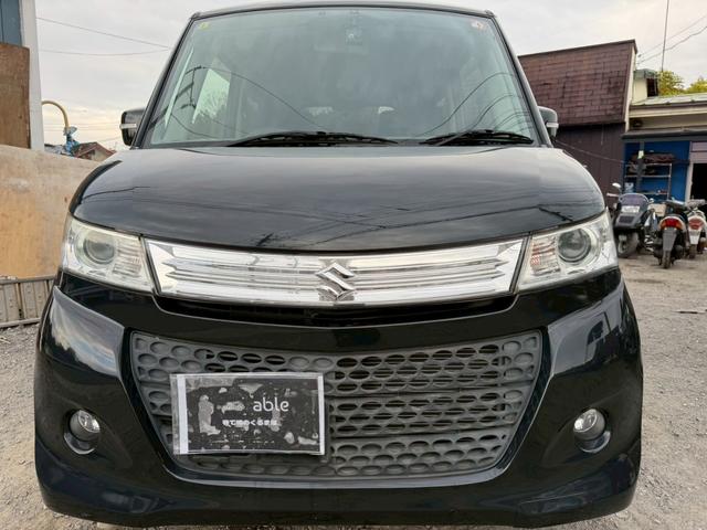 パレットSW XS スマートキー プッシュスタート ナビ テレビ バックカメラ 左パワスラ 純正アルミ(3枚目)