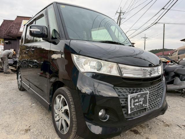 パレットSW XS スマートキー プッシュスタート ナビ テレビ バックカメラ 左パワスラ 純正アルミ(4枚目)