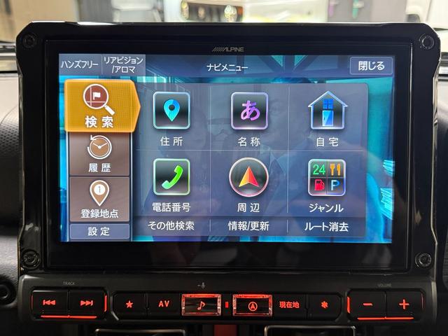 ジムニー XC ・ALPINE、BIGX(ナビ、TV)・ALPINE、ミラー型前後ドラレコ・ETC2.0・社外リアラダー・前席シートヒーター(24枚目)