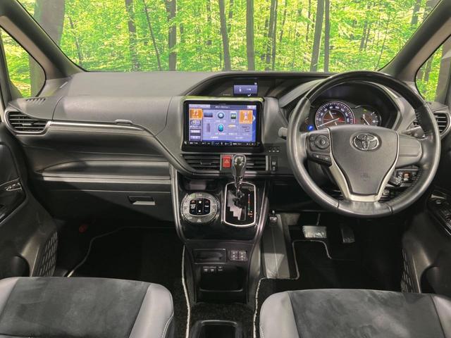 エスクァイア Gi プレミアムパッケージ ブラックテーラード 後期 両側電動スライド BIG-X9型ナビ 後席モニター バックカメラ セーフティセンス 禁煙車 ETC ドラレコ スマートキー シートヒーター ハーフレザーシート LEDヘッド オートライト(2枚目)