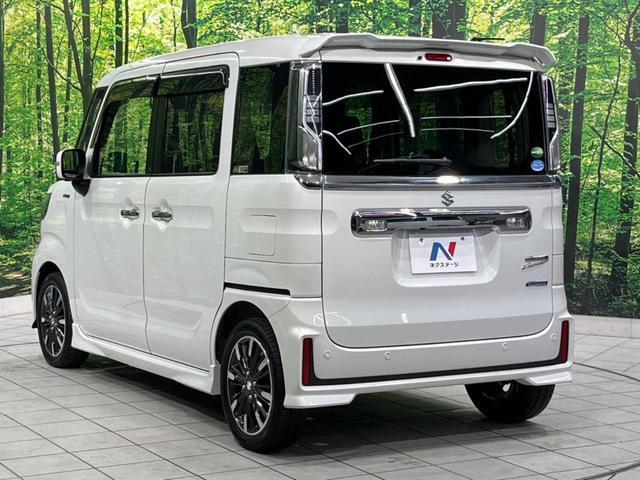 スペーシアカスタム ハイブリッドXS 両側電動スライド SDナビ デュアルセンサーブレーキサポート 禁煙車 ハーフレザーシート シートヒーター ドラレコ スマートキー LEDヘッド オートライト オートエアコン 純正15インチAW(25枚目)