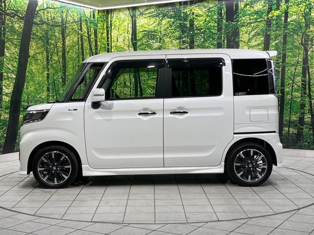 スペーシアカスタム ハイブリッドXS 両側電動スライド SDナビ デュアルセンサーブレーキサポート 禁煙車 ハーフレザーシート シートヒーター ドラレコ スマートキー LEDヘッド オートライト オートエアコン 純正15インチAW(26枚目)