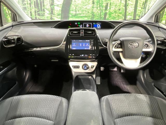 プリウス Sセーフティプラス 純正ナビ バックカメラ セーフティセンス 禁煙車 ETC ドラレコ スマートキー パークアシスト LEDヘッド オートライト オートエアコン 純正15インチAW Bluetooth再生 フルセグ(2枚目)