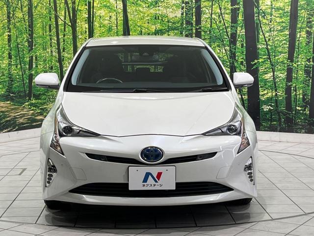 プリウス Sセーフティプラス 純正ナビ バックカメラ セーフティセンス 禁煙車 ETC ドラレコ スマートキー パークアシスト LEDヘッド オートライト オートエアコン 純正15インチAW Bluetooth再生 フルセグ(14枚目)