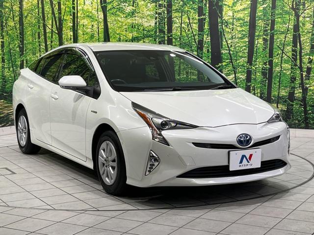 プリウス Sセーフティプラス 純正ナビ バックカメラ セーフティセンス 禁煙車 ETC ドラレコ スマートキー パークアシスト LEDヘッド オートライト オートエアコン 純正15インチAW Bluetooth再生 フルセグ(16枚目)