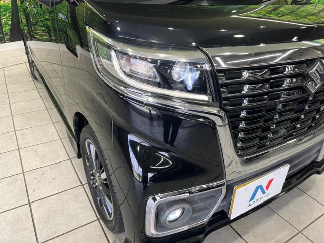 スペーシアカスタム ハイブリッドXSターボ 両側電動スライド 純正ナビ 全周囲カメラ デュアルセンサーブレーキサポート 禁煙車 ETC クルコン ハーフレザーシート シートヒーター スマートキー LEDヘッド オートライト オートエアコン(12枚目)