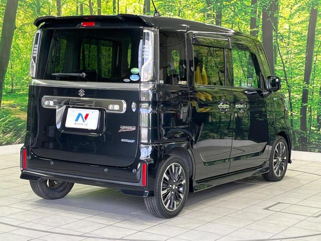 スペーシアカスタム ハイブリッドXSターボ 両側電動スライド 純正ナビ 全周囲カメラ デュアルセンサーブレーキサポート 禁煙車 ETC クルコン ハーフレザーシート シートヒーター スマートキー LEDヘッド オートライト オートエアコン(17枚目)