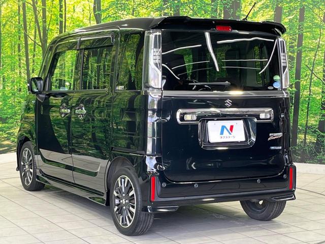 スペーシアカスタム ハイブリッドXSターボ 両側電動スライド 純正ナビ 全周囲カメラ デュアルセンサーブレーキサポート 禁煙車 ETC クルコン ハーフレザーシート シートヒーター スマートキー LEDヘッド オートライト オートエアコン(25枚目)