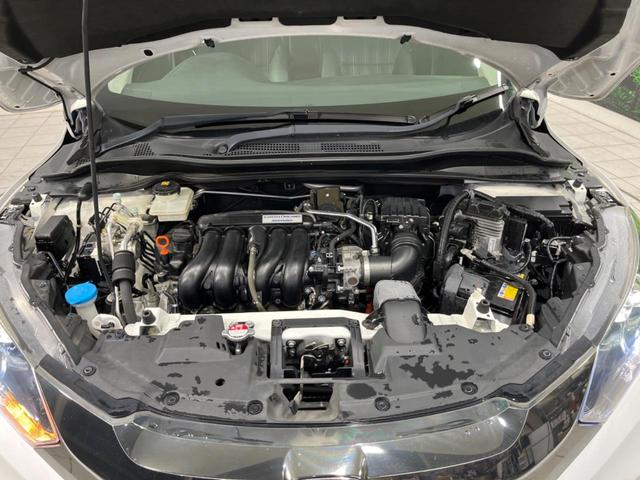 ヴェゼル ハイブリッドZ・ホンダセンシング 純正SDナビ バックカメラ ホンダセンシング アダプティブクルーズ 禁煙車 ハーフレザーシート スマートキー LEDヘッド/フォグ オートライト ルーフレール ETC クルコン 純正17インチAW(18枚目)
