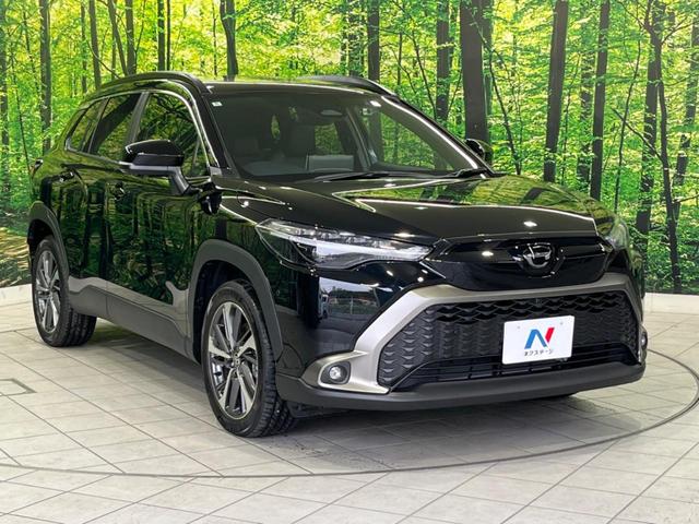 カローラクロス ハイブリッド Z ガラスルーフ 純正10型ナビ 全周囲カメラ セーフティセンス 禁煙車 電動リアゲート ハーフレザーシート パワーシート シートヒーター ドラレコ スマートキー LEDヘッド ルーフレール ETC2.0(16枚目)