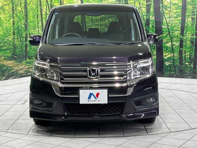 ステップワゴンスパーダ Z クールスピリット 両側電動スライド 純正ナビ バックカメラ 禁煙車 ハーフレザーシート スマートキー HIDヘッド ETC クルコン オートライト オートエアコン 純正17インチAW CD DVD再生 フルセグTV(15枚目)