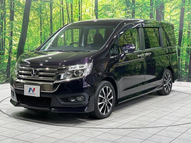 ステップワゴンスパーダ Z クールスピリット 両側電動スライド 純正ナビ バックカメラ 禁煙車 ハーフレザーシート スマートキー HIDヘッド ETC クルコン オートライト オートエアコン 純正17インチAW CD DVD再生 フルセグTV(22枚目)