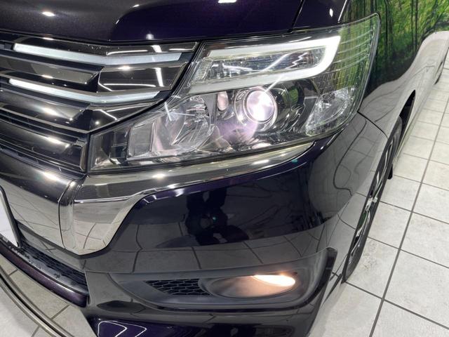 ステップワゴンスパーダ Z クールスピリット 両側電動スライド 純正ナビ バックカメラ 禁煙車 ハーフレザーシート スマートキー HIDヘッド ETC クルコン オートライト オートエアコン 純正17インチAW CD DVD再生 フルセグTV(32枚目)