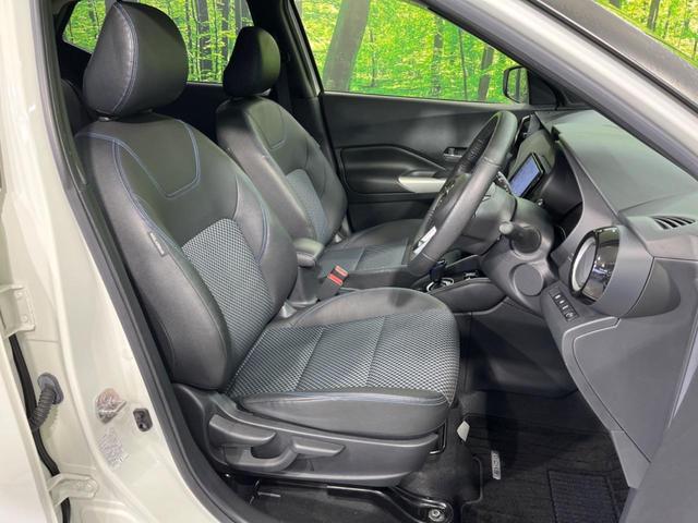 キックス X 純正9型ナビ 全周囲カメラ エマージェンシーブレーキ プロパイロット 禁煙車 ハーフレザーシート ETC ドラレコ スマートキー LEDヘッド オートライト ルーフレール オートエアコン フルセグ(8枚目)