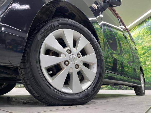 【純正１４インチアルミホイール】外観にマッチした純正アルミホイールを装着しております。各種社外アルミホイールや、スタッドレスタイヤも取扱いしております。是非ご相談ください♪
